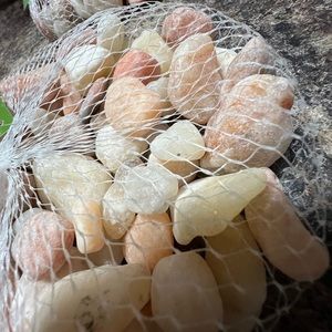 Parchment pebble, cactus & succulent topsoil, dressing.